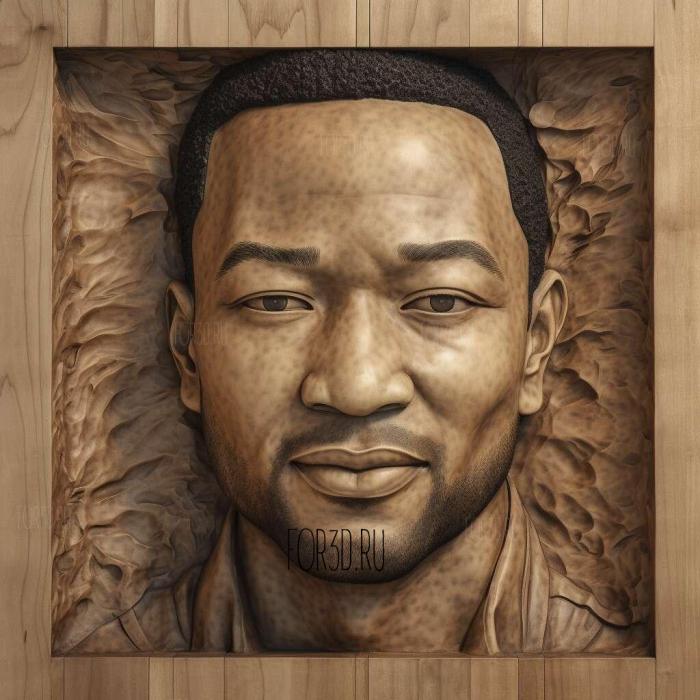 John Legend 1 stl model for CNC